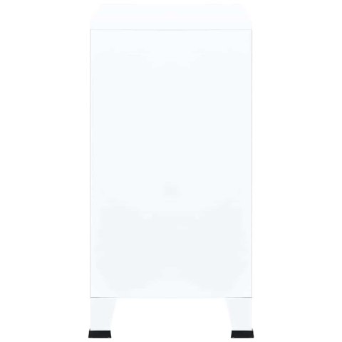 INDUSTRIALNA SZAFKA BIAŁA 75X40X80CM STALOWA