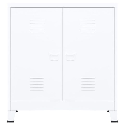 INDUSTRIALNA SZAFKA BIAŁA 90X40X100CM STALOWA