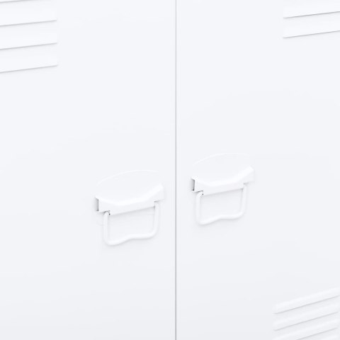 INDUSTRIALNA SZAFKA BIAŁA 90X40X100CM STALOWA