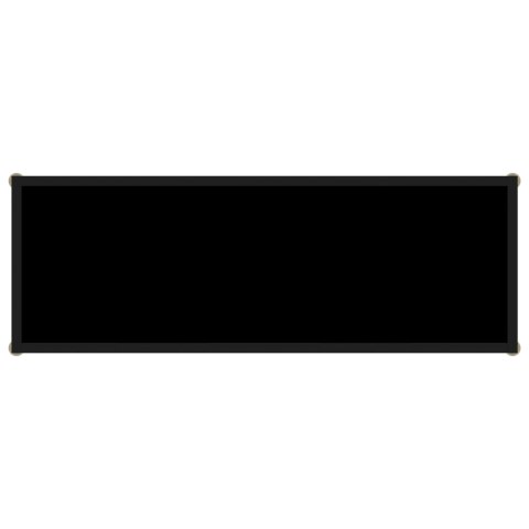 STOLIK KONSOLOWY CZARNY 100X35X75CM SZKŁO HARTOWANE