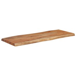 BLAT DO STOŁU 100X40X2,5CM DREWNO AKACJOWE NATURALNA KRAWĘDŹ