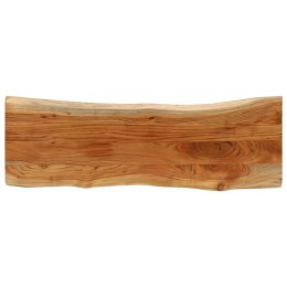BLAT DO STOŁU 110X40X3,8CM DREWNO AKACJOWE NATURALNA KRAWĘDŹ