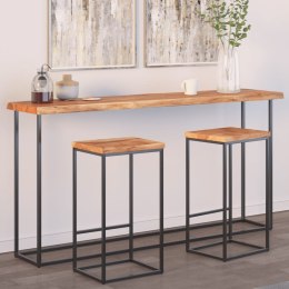 BLAT DO STOŁU 180X40X2,5CM DREWNO AKACJOWE NATURALNA KRAWĘDŹ