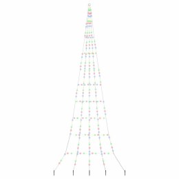 CHOINKA ŚWIĄTECZNA LED WIELOKOLOROWE 511CM METAL