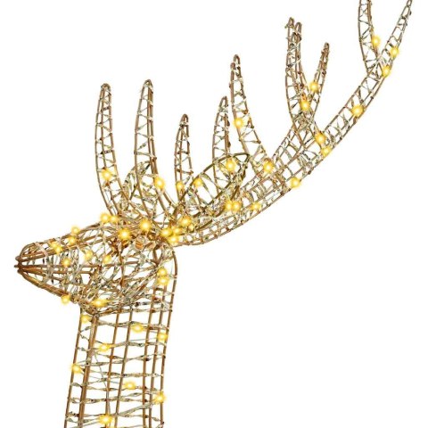 3D RENIFER CIEPŁA BIEL 180CM PET