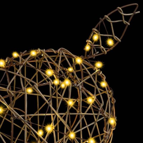 3D RENIFER CIEPŁA BIEL 180CM RATTAN