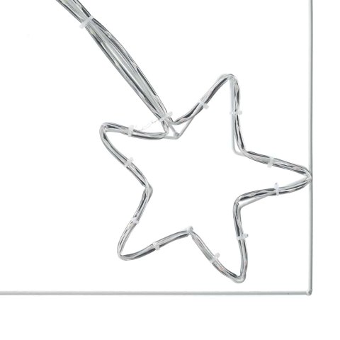 GWIAZDA BOŻONARODZENIOWA WIELOKOLOROWE 180X 57CM PVC