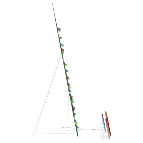 OŚWIETLONA CHOINKA Z 3 PUDEŁKAMI NA PREZENTY 2D W CIEPŁEJ BIELI