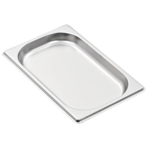 POJEMNIKI GASTRONOMICZNE 12 SZT. GN 1/4 20MM STAL NIERDZEWNA