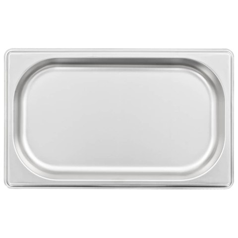 POJEMNIKI GASTRONOMICZNE 12 SZT. GN 1/4 20MM STAL NIERDZEWNA