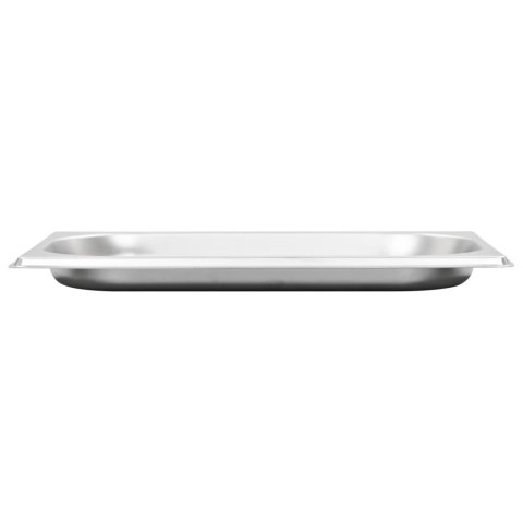 POJEMNIKI GASTRONOMICZNE 12 SZT. GN 1/4 20MM STAL NIERDZEWNA
