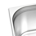 POJEMNIKI GASTRONOMICZNE 2 SZT. GN 1/2 200MM STAL NIERDZEWNA
