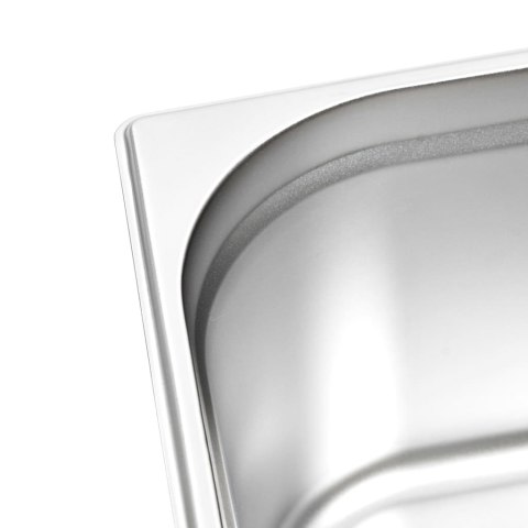 POJEMNIKI GASTRONOMICZNE 2 SZT. GN 1/2 200MM STAL NIERDZEWNA