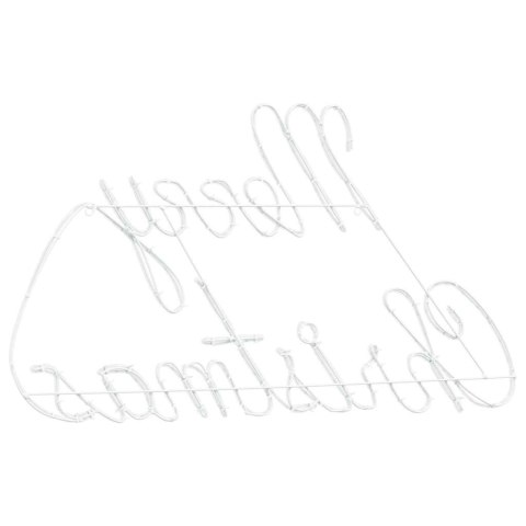 ZNAK ŚWIĄTECZNY CZERWONY 99X55X13CM ŻELAZO