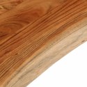 BLAT DO STOŁU 140X40X3,8CM DREWNO AKACJOWE NATURALNA KRAWĘDŹ