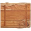 BLAT DO STOŁU 70X60X2,5CM DREWNO AKACJOWE NATURALNA KRAWĘDŹ