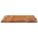 BLAT DO STOŁU 70X60X2,5CM DREWNO AKACJOWE NATURALNA KRAWĘDŹ