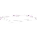 BLAT DO STOŁU 70X60X2,5CM DREWNO AKACJOWE NATURALNA KRAWĘDŹ