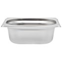 POJEMNIKI GASTRONOMICZNE 12 SZT. GN 1/6 65MM STAL NIERDZEWNA