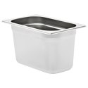 POJEMNIKI GASTRONOMICZNE 4 SZT. GN 1/4 150MM STAL NIERDZEWNA