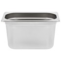 POJEMNIKI GASTRONOMICZNE 4 SZT. GN 1/4 150MM STAL NIERDZEWNA