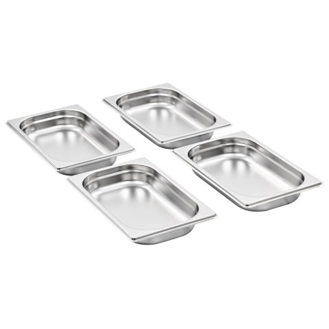 POJEMNIKI GASTRONOMICZNE 12 SZT. GN 1/4 40MM STAL NIERDZEWNA