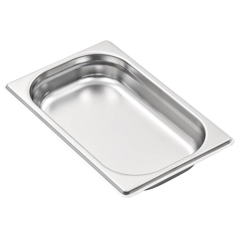 POJEMNIKI GASTRONOMICZNE 12 SZT. GN 1/4 40MM STAL NIERDZEWNA