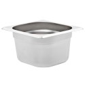 POJEMNIKI GASTRONOMICZNE 12 SZT. GN 1/6 100MM STAL NIERDZEWNA