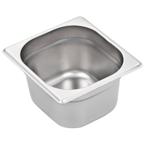 POJEMNIKI GASTRONOMICZNE 12 SZT. GN 1/6 100MM STAL NIERDZEWNA