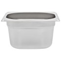 POJEMNIKI GASTRONOMICZNE 12 SZT. GN 1/6 100MM STAL NIERDZEWNA