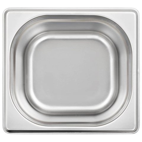 POJEMNIKI GASTRONOMICZNE 12 SZT. GN 1/6 100MM STAL NIERDZEWNA