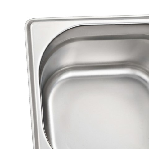 POJEMNIKI GASTRONOMICZNE 12 SZT. GN 1/6 100MM STAL NIERDZEWNA