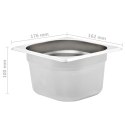 POJEMNIKI GASTRONOMICZNE 12 SZT. GN 1/6 100MM STAL NIERDZEWNA