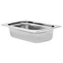 POJEMNIKI GASTRONOMICZNE 8 SZT. GN 1/4 65MM STAL NIERDZEWNA