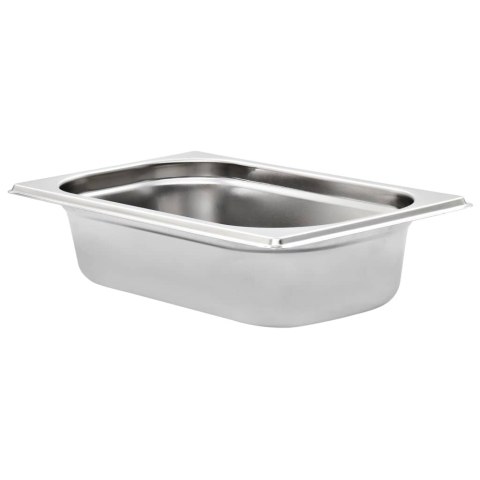POJEMNIKI GASTRONOMICZNE 8 SZT. GN 1/4 65MM STAL NIERDZEWNA
