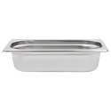 POJEMNIKI GASTRONOMICZNE 8 SZT. GN 1/4 65MM STAL NIERDZEWNA