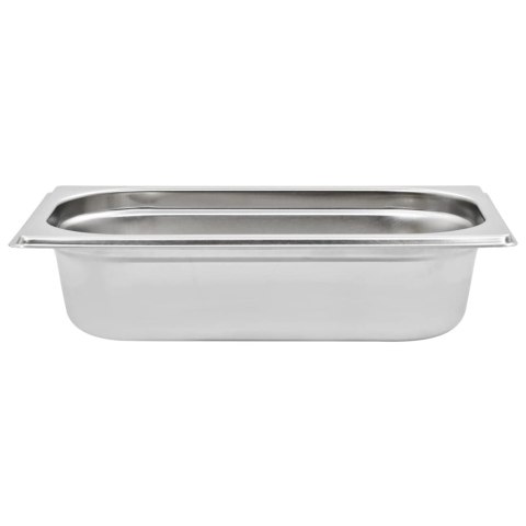 POJEMNIKI GASTRONOMICZNE 8 SZT. GN 1/4 65MM STAL NIERDZEWNA