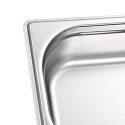 POJEMNIKI GASTRONOMICZNE 8 SZT. GN 1/4 65MM STAL NIERDZEWNA