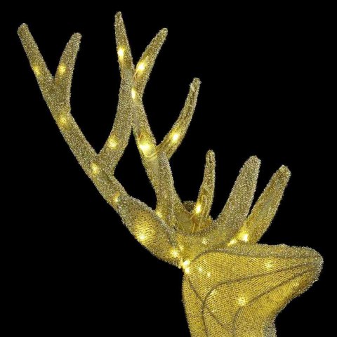 RODZINA RENIFERÓW 3 SZT. CIEPŁA BIEL 68X26X127CM TKANINA