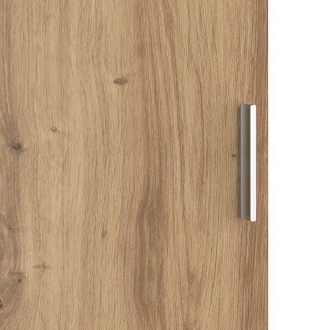 BIURKO Z SZAFKĄ , REGAŁEM, PÓŁKAMI DĄB ARTISAN 102X50X124CM