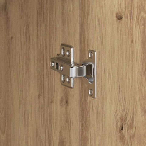 BIURKO Z SZAFKĄ , REGAŁEM, PÓŁKAMI DĄB ARTISAN 102X50X124CM