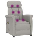 FOTEL DO MASAŻU JASNOSZARY 70.5X96.5X95CM POLIESTER