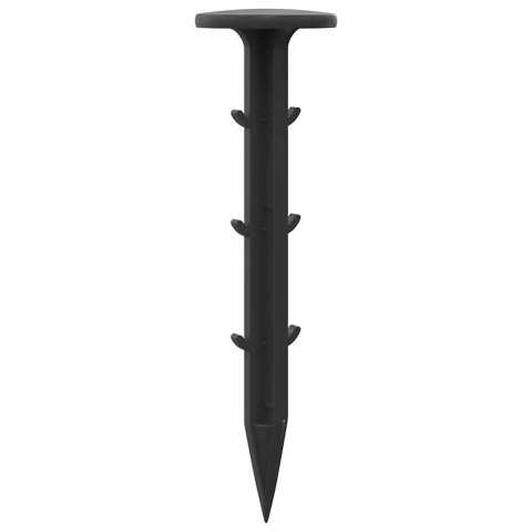 PLASTIKOWE KOŁKI 500 SZT. CZARNY 3X11CM Z TWORZYWA SZTUCZNEGO