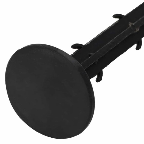 PLASTIKOWE KOŁKI 500 SZT. CZARNY 3X11CM Z TWORZYWA SZTUCZNEGO