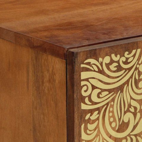 SZAFKA POD TELEWIZOR Z SZUFLADĄ BRĄZOWY 105X33.5X46CM