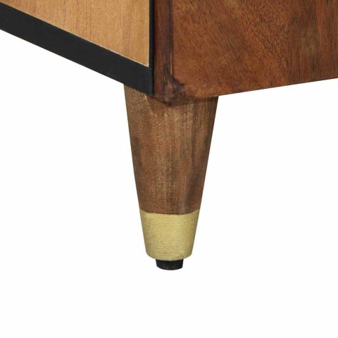 BUFET Z PÓŁKĄ BRĄZOWY 60X33.5X75CM LITE DREWNO MANGO