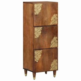 HIGHBOARD Z PÓŁKĄ BRĄZOWY 40X33.5X110CM LITE DREWNO MANGO