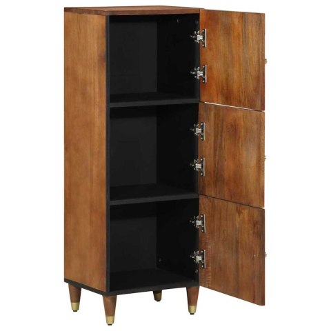HIGHBOARD Z PÓŁKĄ BRĄZOWY 40X33.5X110CM LITE DREWNO MANGO