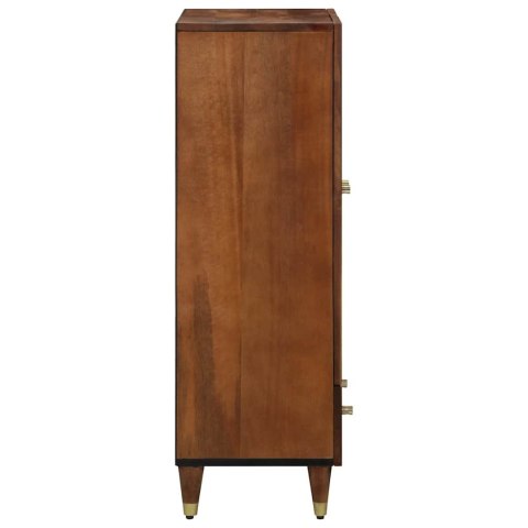 HIGHBOARD Z PÓŁKĄ BRĄZOWY 60X33.5X100CM LITE DREWNO MANGO