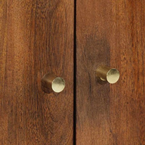 HIGHBOARD Z PÓŁKĄ BRĄZOWY 60X33.5X100CM LITE DREWNO MANGO